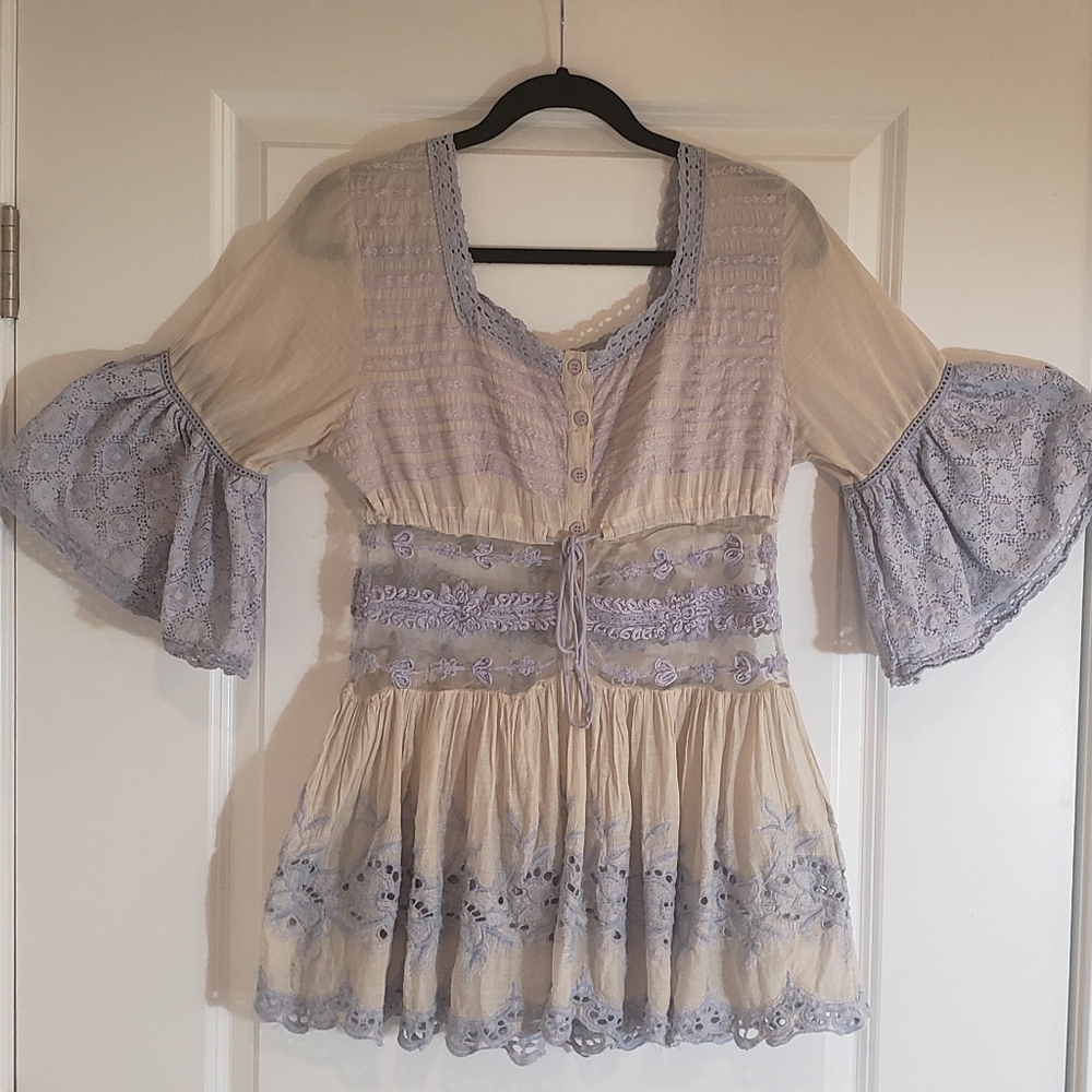 Antica Sartoria Top Blouse sz Small Italy